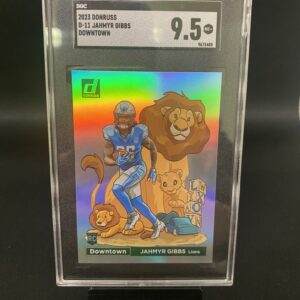 2023 Donruss Downtown Jahmyr Gibbs - SGC 9.5 Graded