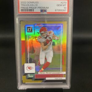 2022 Donruss Press Proof Premium Travis Kelce - PSA 10 Graded