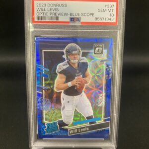 2023 Donruss Optic Preview - Blue Scope Will Levis - PSA 10 Graded