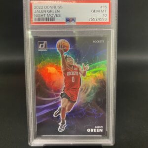 2022 Donruss Night Moves Jalen Green - PSA 10 Graded