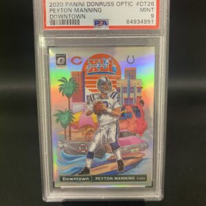 2020 Donruss Optic Downtown Peyton Manning - PSA 9 Graded