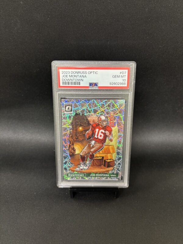 2023 Donruss Optic Downtown Joe Montana PSA 10